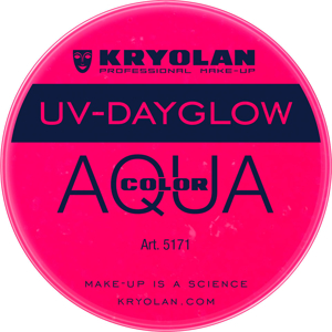 Picture of Kryolan Aquacolor - Cosmetic Grade UV-Dayglow Face Paint - Magenta (8 ml)