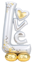 Picture of 58'' AirLoonz L-O-V-E Wedding Balloon