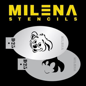 Picture of Milena Stencils - Puppy Dog - Stencil Set D25