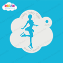 Picture of Figure Skater - Dream Stencil - 328