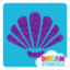 Picture of Seashell - 1  Glitter Tattoo Stencil - HP-322 (5pc pack)
