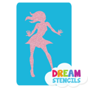 Picture of Dancer Glitter Tattoo Stencil - HP-331 (5pc pack)