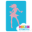 Picture of Dancer Glitter Tattoo Stencil - HP-331 (5pc pack)