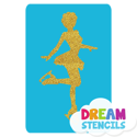 Picture of Figure Skater Glitter Tattoo Stencil - HP-336 (5pc pack)