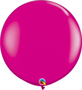 Picture of Qualatex 3FT Round - Wild Berry Balloon (2/bag)