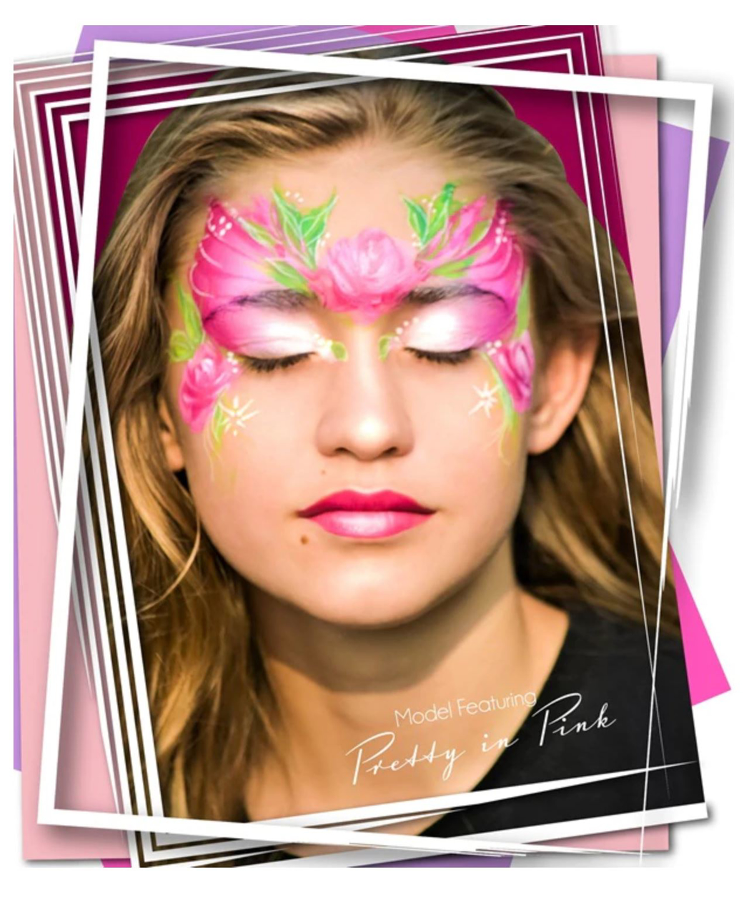 Picture of Leanne's Face Painting Petal Cake | Leanne's Pretty In Pink - 25g