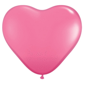 Picture of Qualatex 11 Inch Heart - Rose (100/bag)