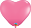 Picture of 6 Inch Heart - Rose (100/bag)