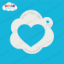 Picture of Big Heart  - Dream Stencil - 349