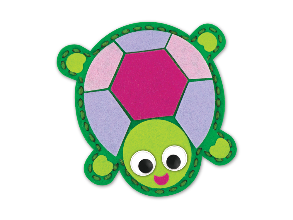 Picture of Krafty Kids Kit: DIY Felt Friends Sewing Kit - Turtle (CK191G)