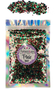 Picture of Pixie Dust - Here  Comes Santa Claus - 1oz Bag (Loose Glitter)