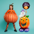 Picture of 56'' Airloonz  Pumpkin and Ghost Balloon