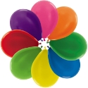 Picture of 05" Metallic Assortment Round (50pcs)