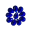 Picture of Teardrop Gems - Dark Blue - 10x13mm (10 pc.) (SG-TS2) 