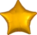 Picture of 19" Anagram Star Foil Balloon - Metallic Gold (1pc)  