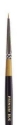 Picture of KingArt Original Gold 9650 Premium Golden Taklon - Spotter Round Brush -18/0