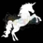 Picture of Small Full Unicorn - Sparkle Stencil (1pc)