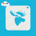 Picture of Moose  Head - Dream Stencil - 140