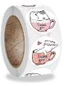 Picture of Sticker Roll - Thanks Cats ( 500 Stickers )