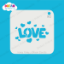 Picture of Love Word with Hearts - Dream Stencil - 80