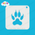 Picture of Paw Print with Claws - Dream Stencil - 317