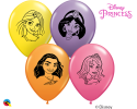 Picture of 5" Assorted Disney Princess Faces 2 - Qualatex Balloon (100/bag)