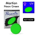 Picture of Mehron Paradise Neon UV  Green Face Paint - Martian (7g)