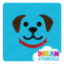 Picture of Dog Face Glitter Tattoo Stencil - HP-400 (5pc pack)
