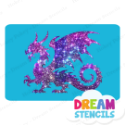 Picture of Dragon Glitter Tattoo Stencil - HP-402 (5pc pack)