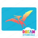 Picture of Pterodactyl Glitter Tattoo Stencil - HP-406 (5pc pack)