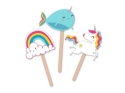 Picture of Krafty Kids Kit: DIY Foam Character Stick Puppets -  Unicorn (3pc)