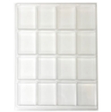 Picture of NEW Clear Large Slots  Face Paint Tray / Insert - By the Art Factory (16x50g)