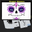 Picture of Sugar Kisses Stencil Eyes - SE(Child Size 4-7 YRS OLD)