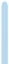 Picture of 260S Sempertex Pastel Matte Blue 640 (50/bag)