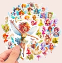Picture of Whimsical Fairy Stickers -  ( 50 pcs - No Repeats!) 