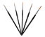 Picture of Fusion Body Art Professional Face Paint Brush - SET OF 5 Rounds